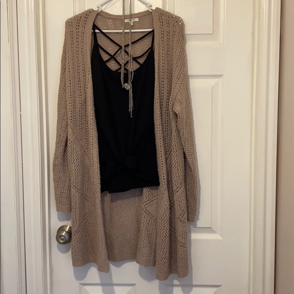 Light pink cardigan